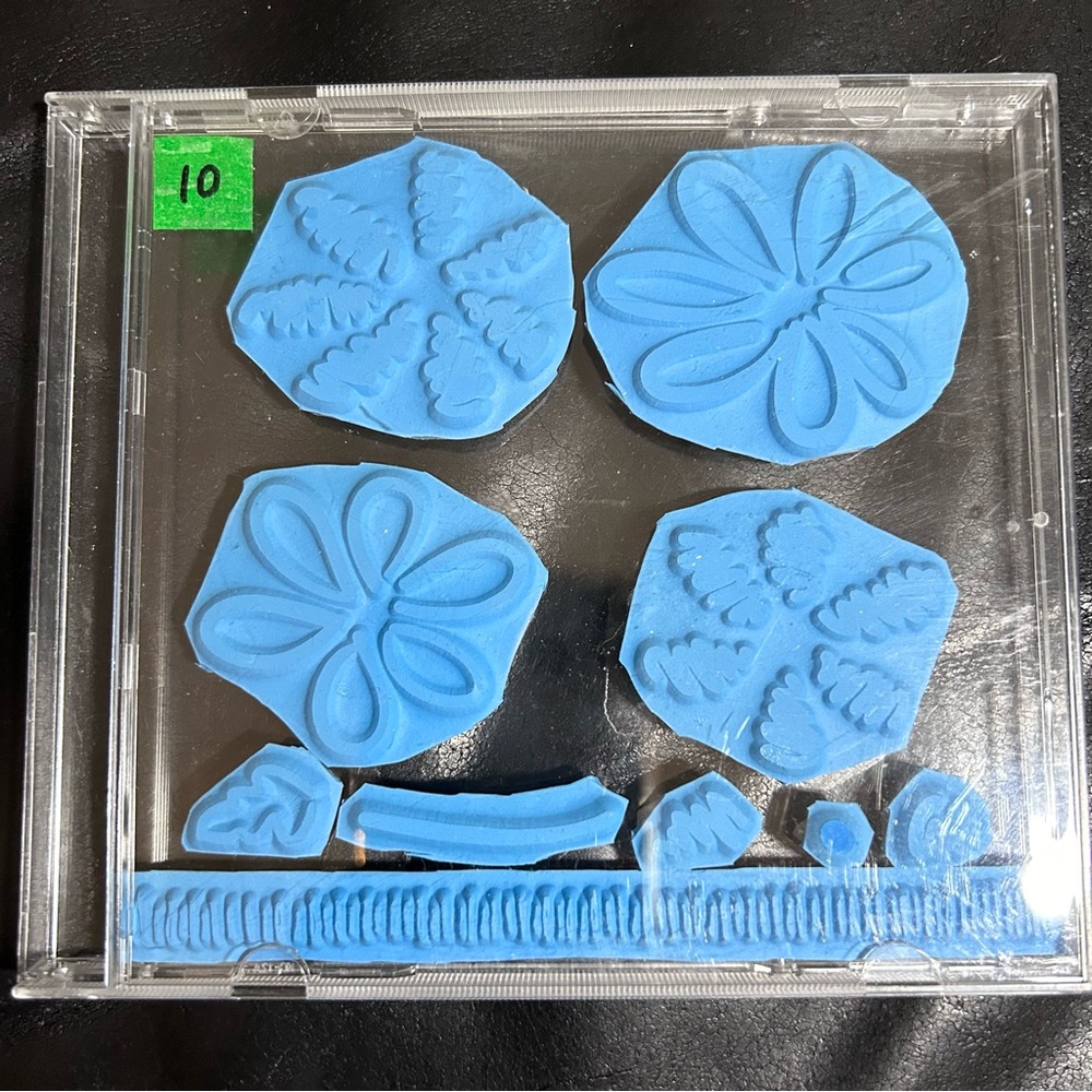🔟Cling rubber stamps set #10 - 10 pcs